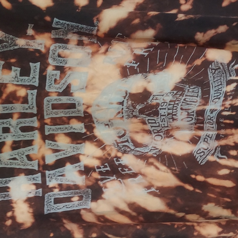 Harley Davidson Hollywood Los Angeles, CaliforniaTye Dye Unisex XXL - Picture 3 of 6